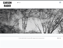 Tablet Screenshot of carsonrader.com